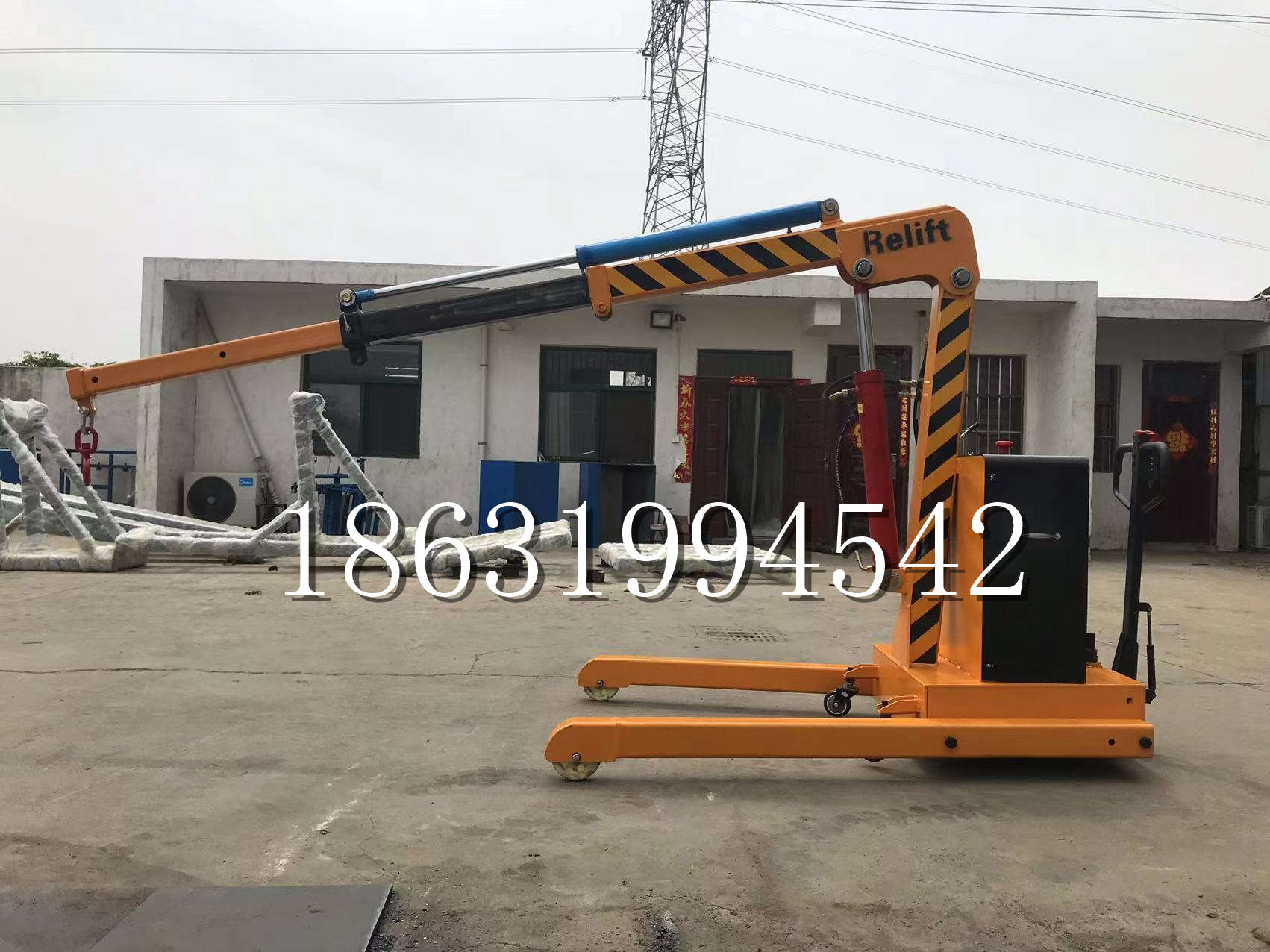 雄县久征定做3吨三轮随车吊 农用园林绿化移树吊 平板工程用小吊机